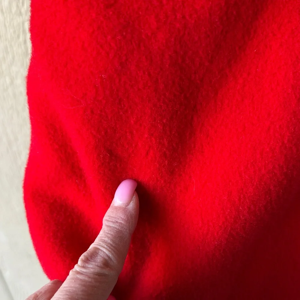 Vintage Classic Red Kids Peacoat 3 to 4 T size tag is worn out